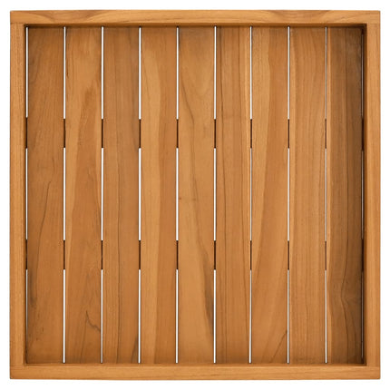Vassoio da Portata 50x50 cm in Legno Massello di Teak