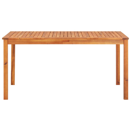 Set da Pranzo da Giardino 7 pz con Cuscini Massello di Acacia