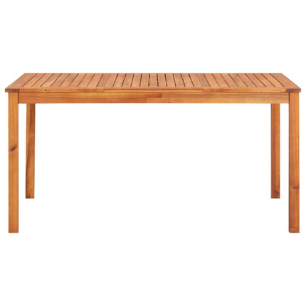 Set da Pranzo da Giardino 7 pz con Cuscini Massello di Acacia