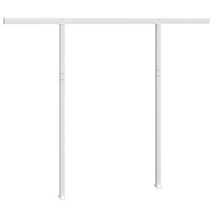 Set Pali per Tenda da Sole Bianco 300x245 cm Ferro