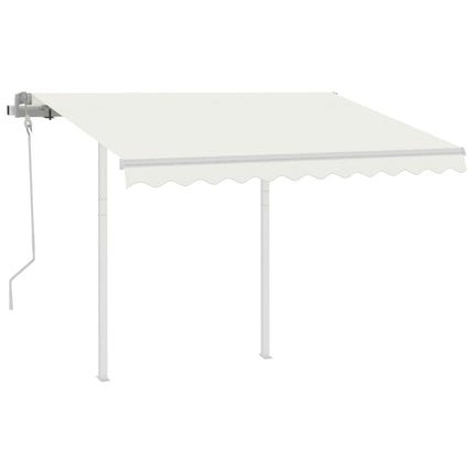 Set Pali per Tenda da Sole Bianco 300x245 cm Ferro