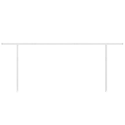 Set Pali per Tenda da Sole Bianco 600x245 cm Ferro