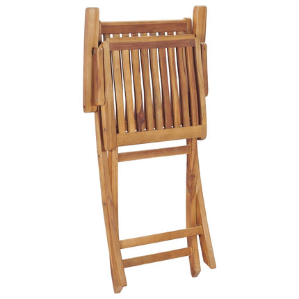 Set da Pranzo da Giardino 7 pz in Legno Massello di Teak