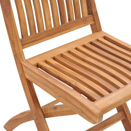 Set da Pranzo da Giardino 7 pz in Legno Massello di Teak