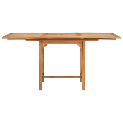 Set da Pranzo da Giardino 7 pz in Legno Massello di Teak