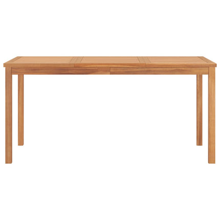 Set da Pranzo per Esterni 7 pz in Legno Massello di Teak