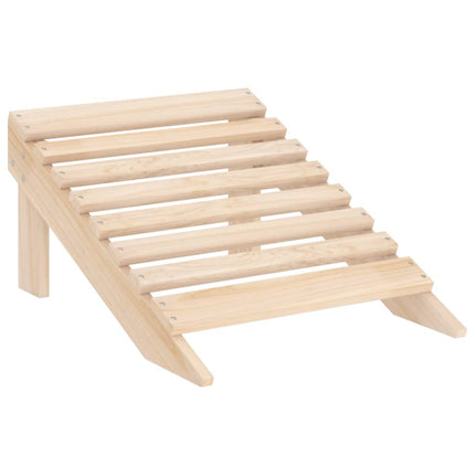 Sedia Giardino Adirondack con Ottomana Massello di Abete