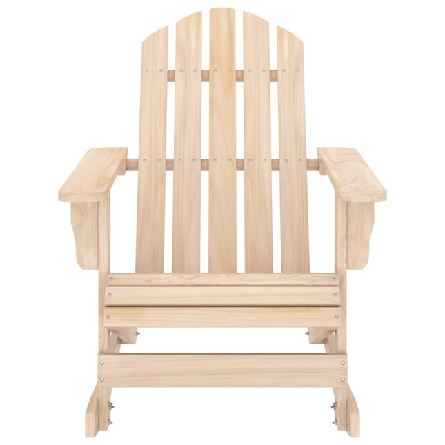 Sedia a Dondolo Giardino Adirondack in Legno Massello di Abete