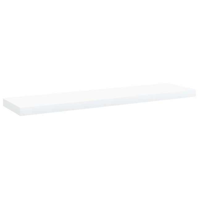 Ripiani per Libreria 4 pz Bianchi 40x10x1,5 cm in Multistrato