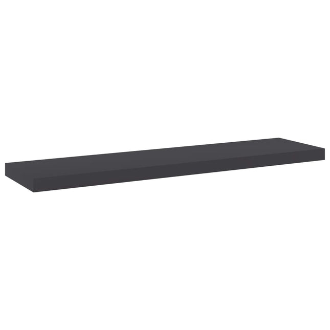 Ripiani per Libreria 4pz Grigi 40x10x1,5cm in Legno Multistrato