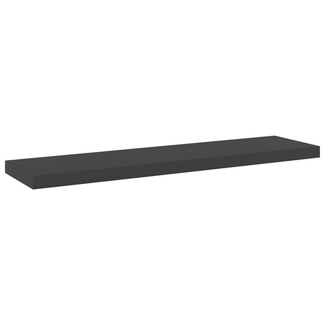 Ripiani per Libreria 8pz Grigi 40x10x1,5cm in Legno Multistrato