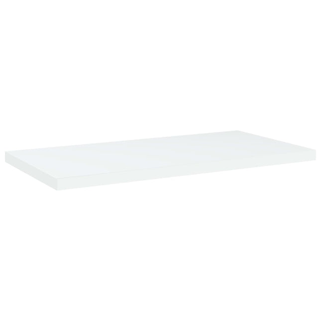 Ripiani per Libreria 8pz Bianchi 40x20x1,5 cm Legno Multistrato