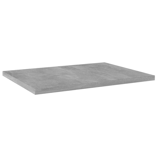 Ripiani per Libreria 8pz Grigio Cemento 40x30x1,5cm Multistrato