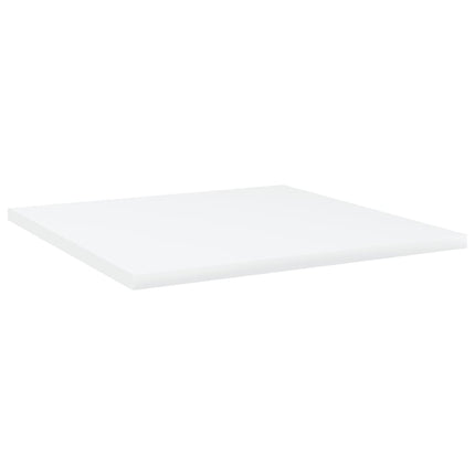 Ripiani per Libreria 8pz Bianchi 40x40x1,5 cm Legno Multistrato