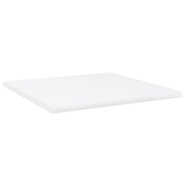 Ripiani per Libreria 8pz Bianchi 40x40x1,5 cm Legno Multistrato