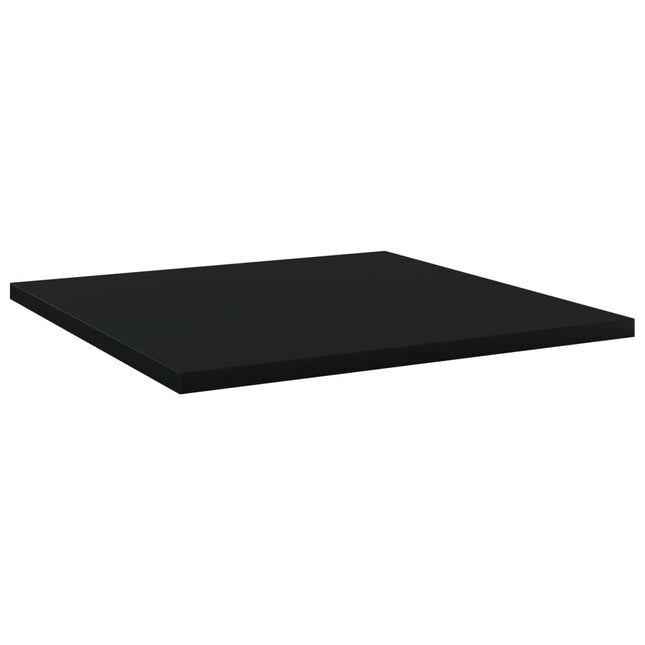 Ripiani per Libreria 8pz Neri 40x40x1,5cm in Legno Multistrato