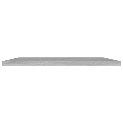 Ripiani per Libreria 4pz Grigio Cemento 40x40x1,5cm Multistrato