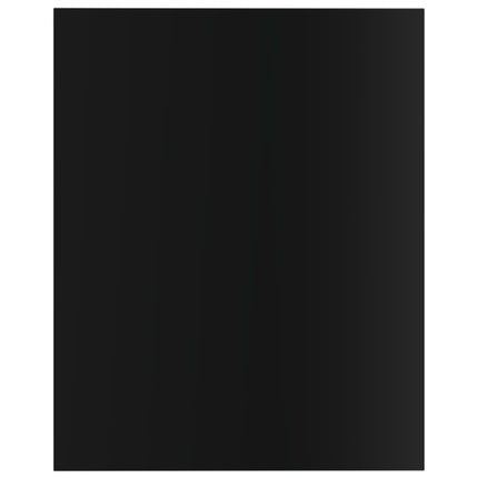 Ripiani per Libreria 8pz Nero Lucido 40x50x1,5cm Multistrato