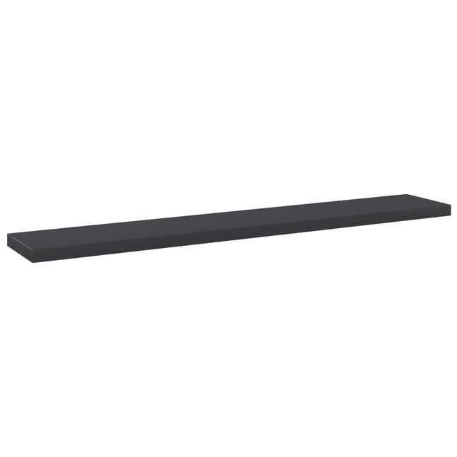 Ripiani per Libreria 4pz Grigi 60x10x1,5cm in Legno Multistrato