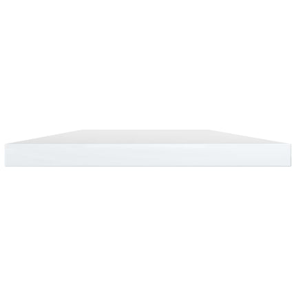 Ripiani per Libreria 4 pz Bianco Lucido 60x10x1,5cm Multistrato
