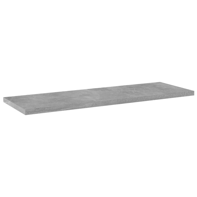 Ripiani per Libreria 8pz Grigio Cemento 60x20x1,5cm Multistrato