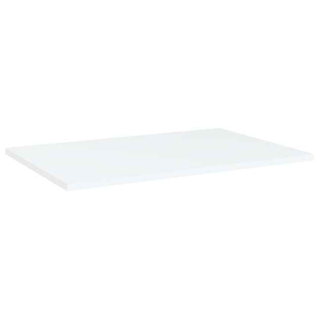 Ripiani per Libreria 8pz Bianchi 60x40x1,5 cm Legno Multistrato
