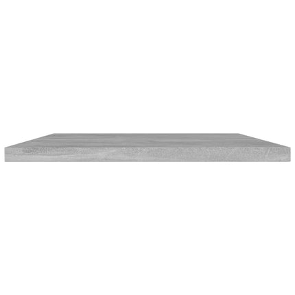 Ripiani per Libreria 8pz Grigio Cemento 60x40x1,5cm Multistrato