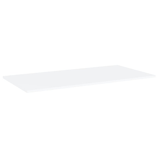 Ripiani per Libreria 4pz Bianchi 80x20x1,5 cm Legno Multistrato