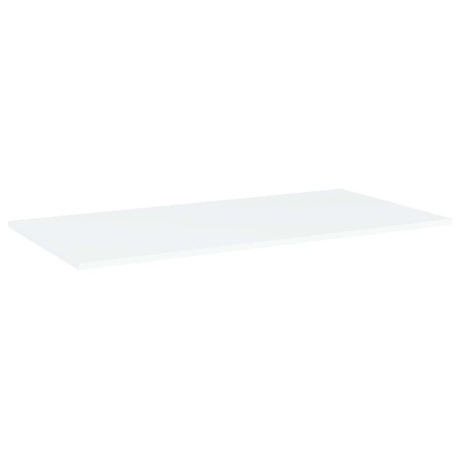 Ripiani per Libreria 8pz Bianchi 80x20x1,5 cm Legno Multistrato