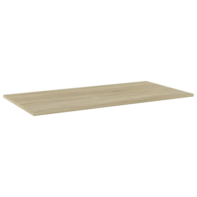 Ripiani per Libreria 4pz Rovere Sonoma 80x20x1,5cm Multistrato
