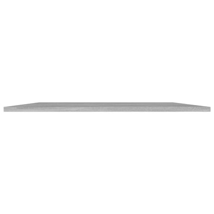 Ripiani per Libreria 8pz Grigio Cemento 80x30x1,5cm Multistrato