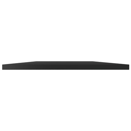 Ripiani per Libreria 4pz Nero Lucido 80x30x1,5cm Multistrato