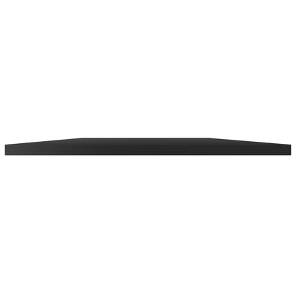 Ripiani per Libreria 4pz Nero Lucido 80x40x1,5cm Multistrato