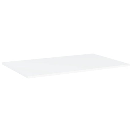 Ripiani per Libreria 4pz Bianchi 80x50x1,5 cm Legno Multistrato