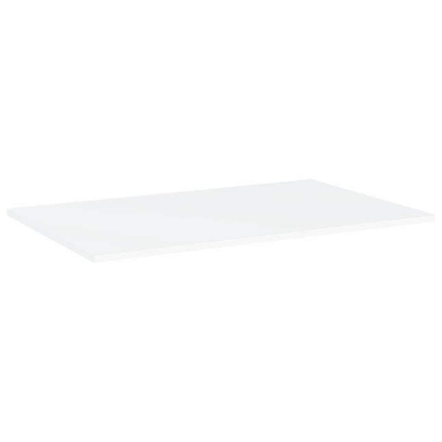 Ripiani per Libreria 4pz Bianchi 80x50x1,5 cm Legno Multistrato