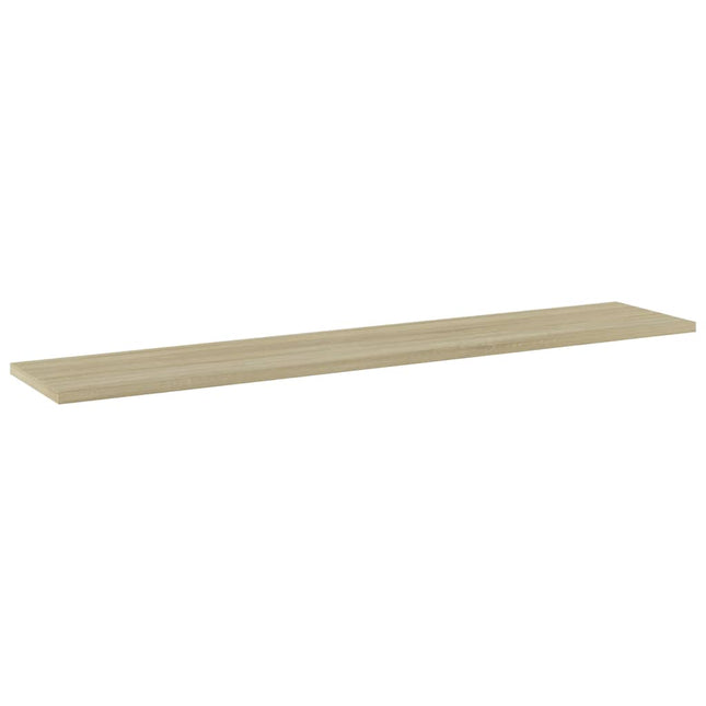 Ripiani per Libreria 4pz Rovere Sonoma 100x20x1,5cm Multistrato