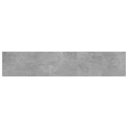 Ripiani Libreria 4pz Grigio Cemento 100x20x1,5cm Multistrato