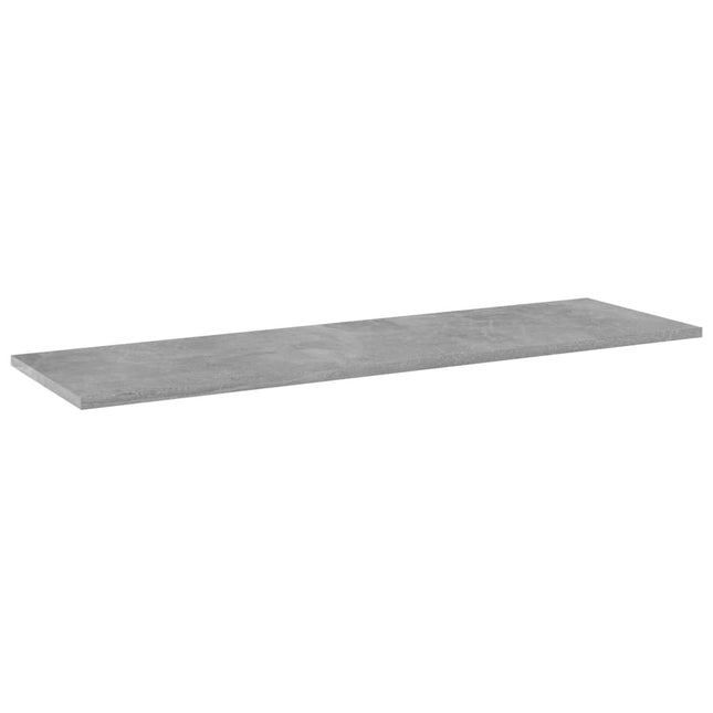 Ripiani Libreria 8pz Grigio Cemento 100x30x1,5cm Multistrato