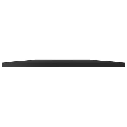 Ripiani per Libreria 4pz Nero Lucido 100x40x1,5cm Multistrato
