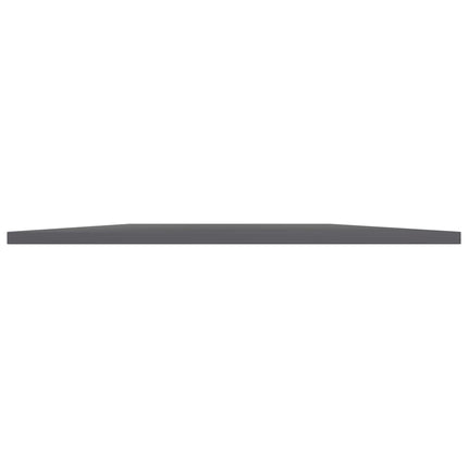 Ripiani per Libreria 4pz Grigio Lucido 100x50x1,5cm Multistrato