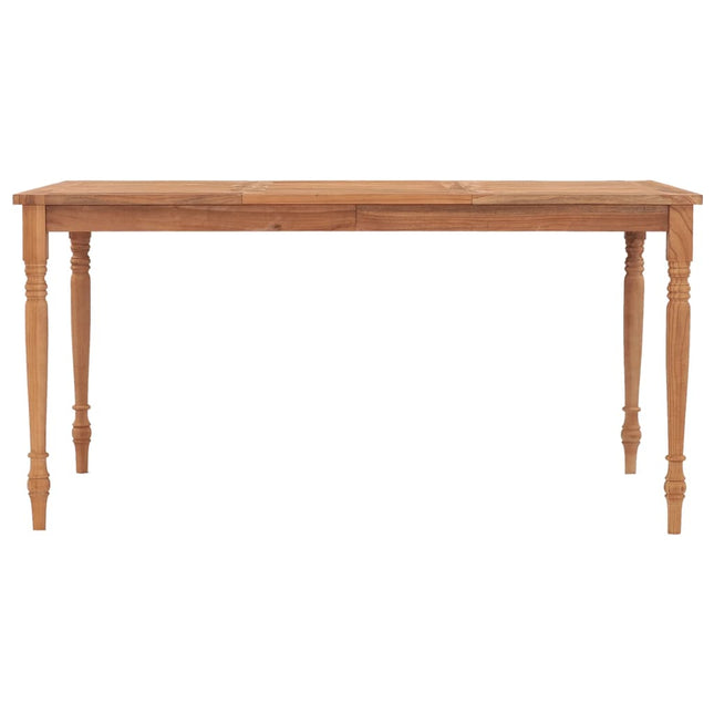Tavolo Batavia 150x90x75 cm in Legno Massello di Teak