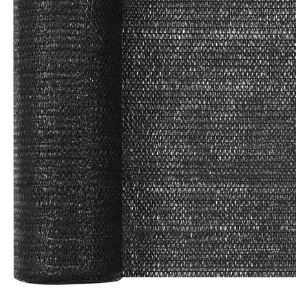 Rete per Privacy Nera 3,6x25 m in HDPE 75 g/mÂ²