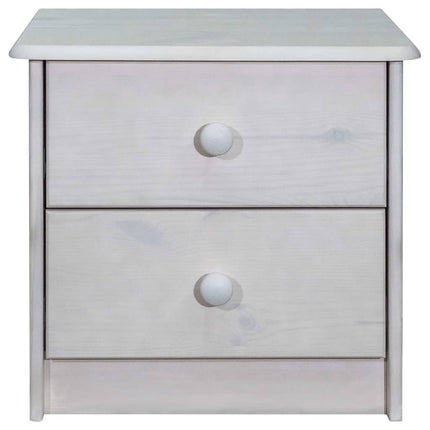 Comodino 43x34x40 cm in Legno Massello di Pino