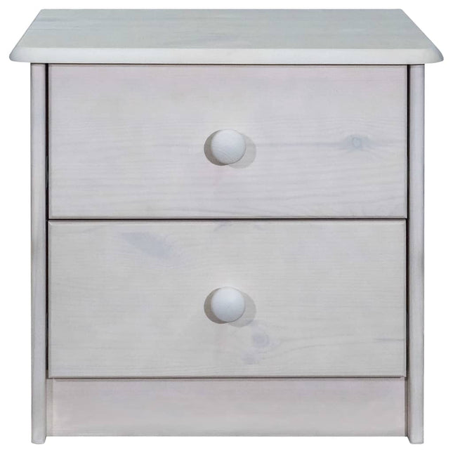Comodino 43x34x40 cm in Legno Massello di Pino