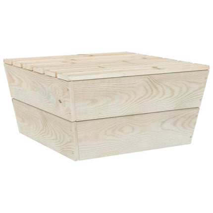 Set Divani da Giardino su Pallet 6 pz in Legno Abete Impregnato