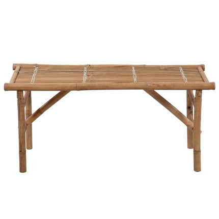 Panca da Giardino Pieghevole con Cuscino 118 cm in BambÃ¹