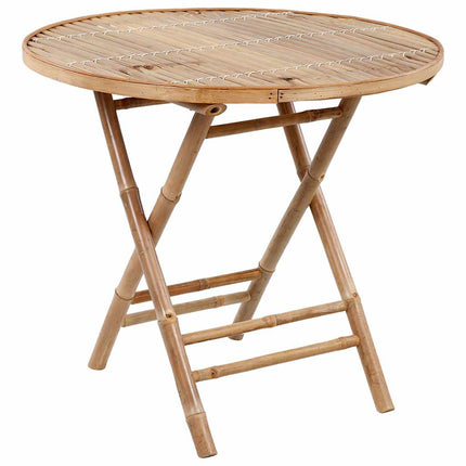 Set da Pranzo da Giardino 5 pz Pieghevole con Cuscini in BambÃƒÂ¹