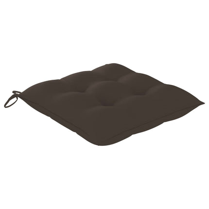 Set da Pranzo da Giardino 5 pz Pieghevole con Cuscini in BambÃƒÂ¹