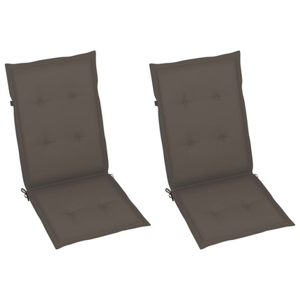 3064217 Rocking Chair with Cushions Grey Solid Acacia Wood (311845+47540)