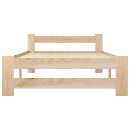 Giroletto senza Materasso 90x200 cm in Legno Massello di Pino